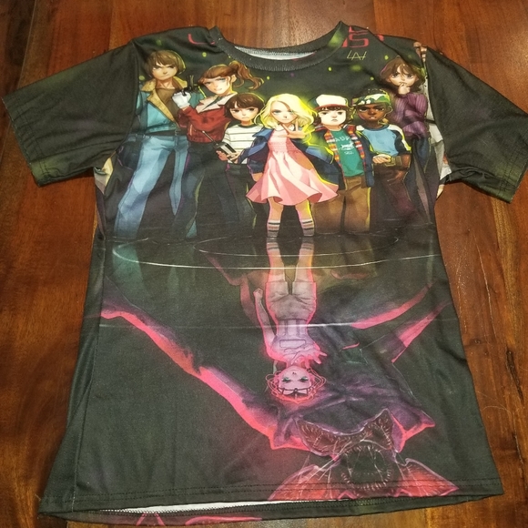 Stranger Things Anime Design Top - Picture 1 of 2